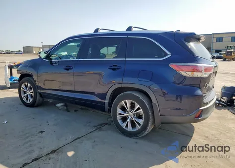 2015 Toyota Highlander Xle из США, поврежденный, VIN 5TDKKRFH1FS065854